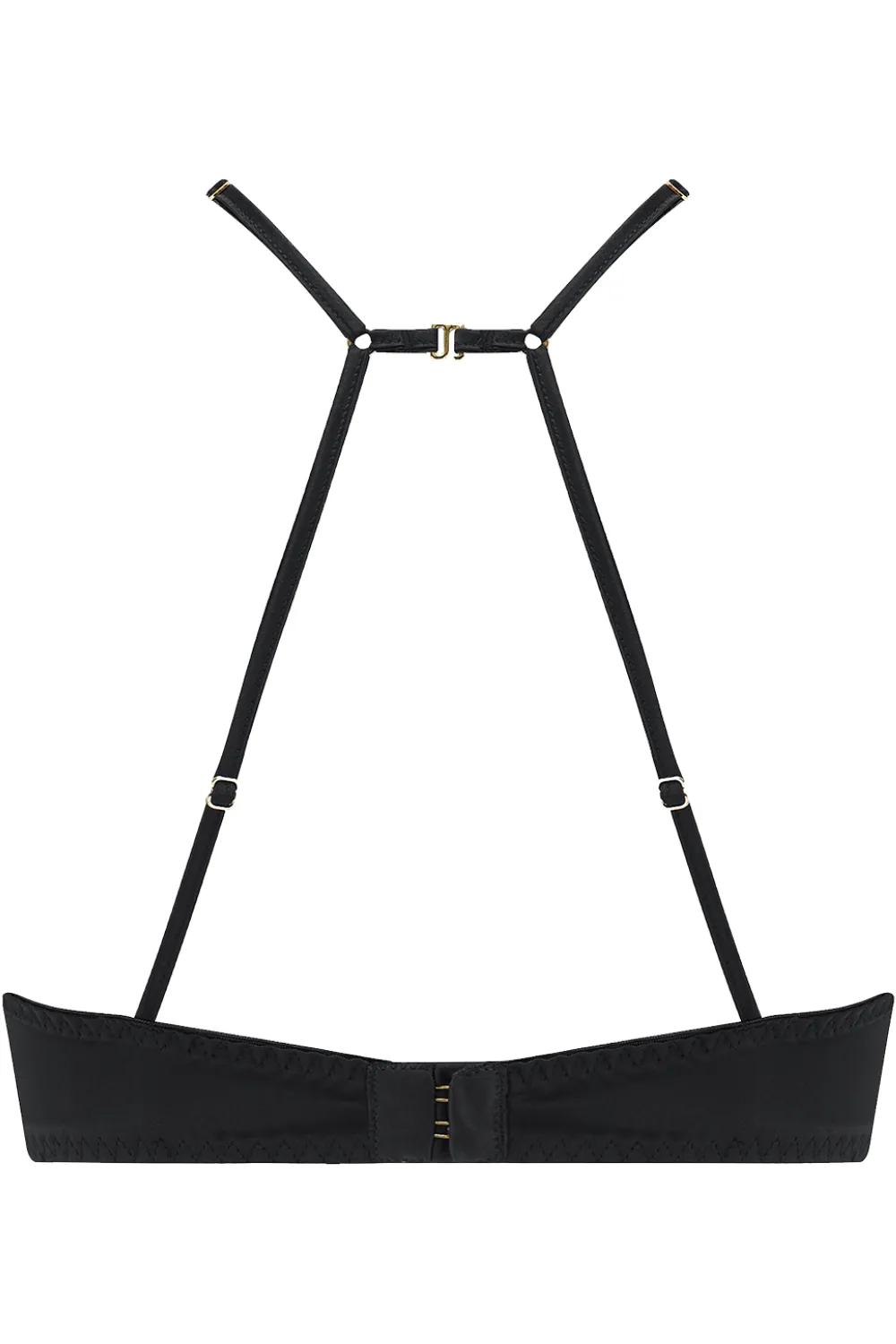 Athena Quarter Cup Bra Black