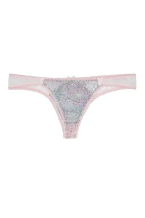 Blue Liberty Thong