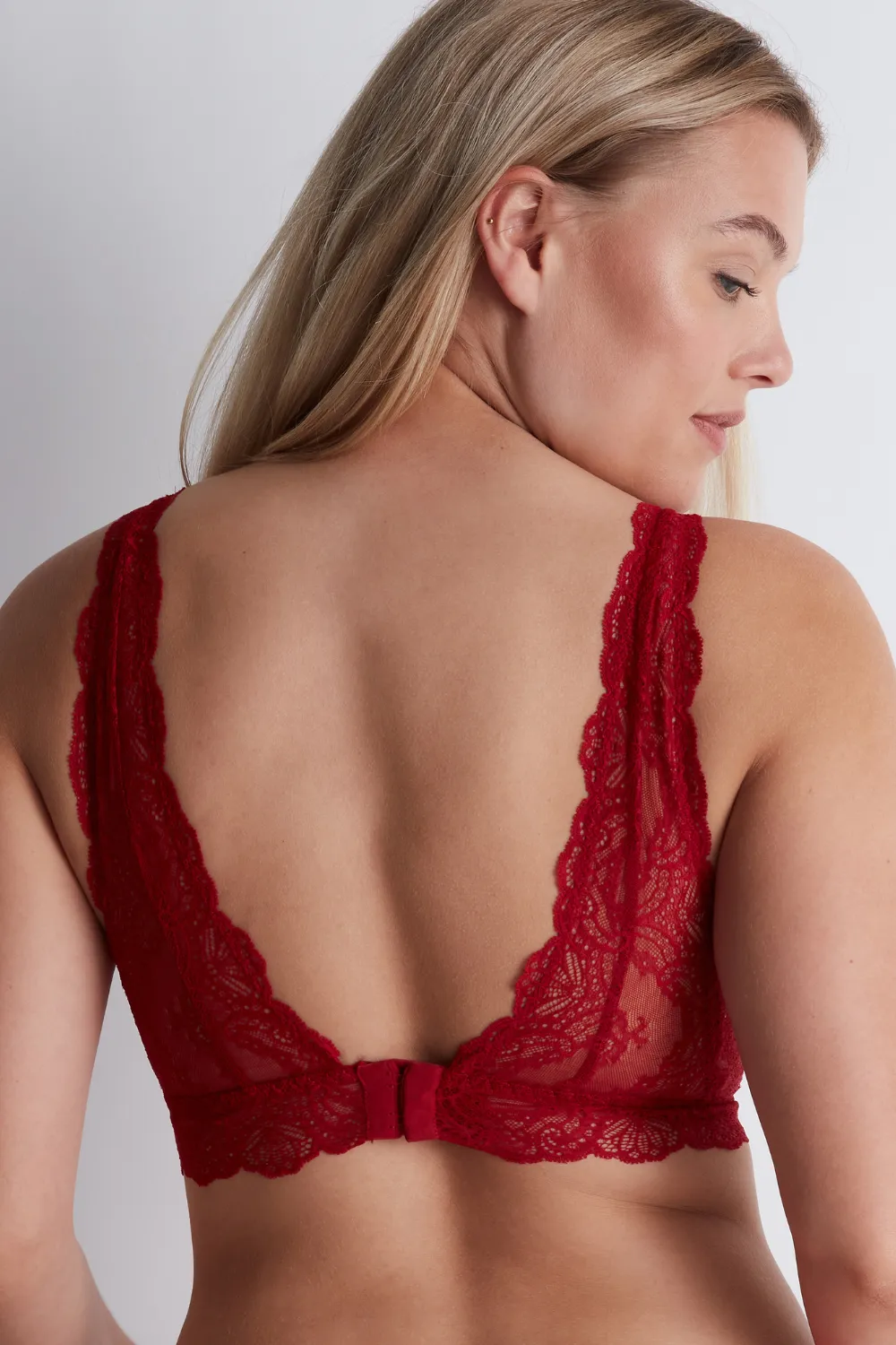 Danse des Sens Red Lace Bralette