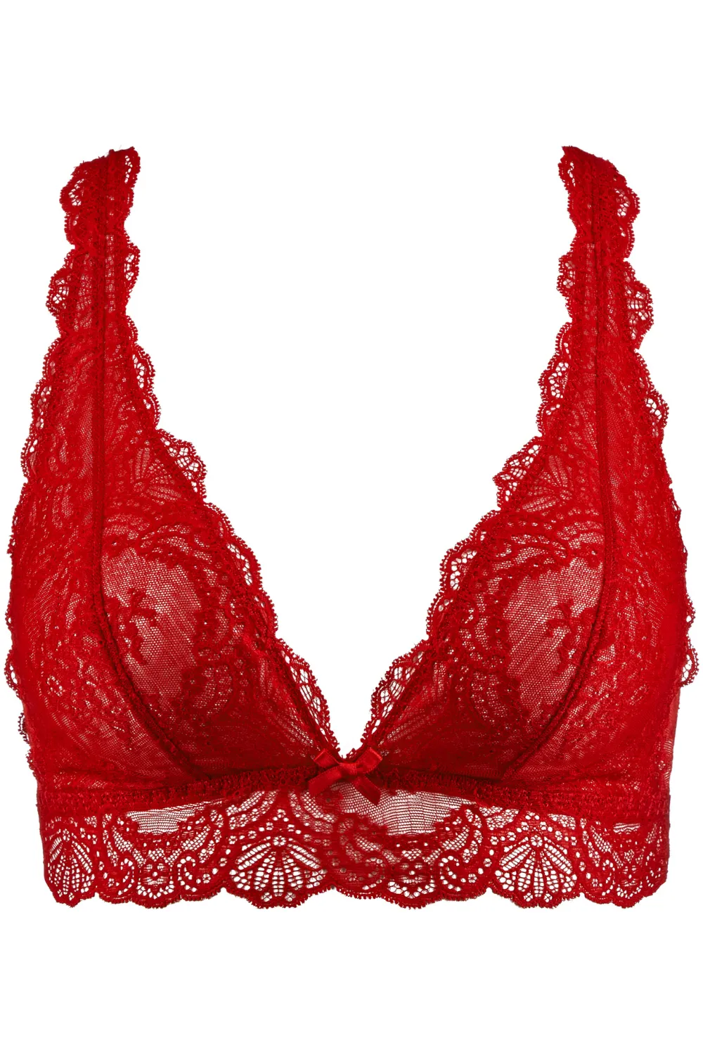 Danse des Sens Red Lace Bralette
