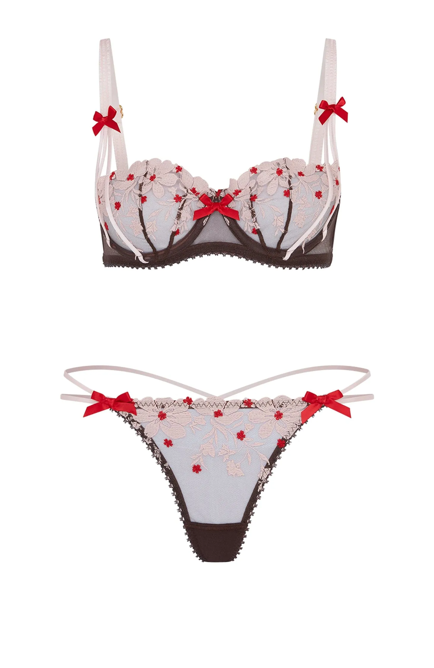 Dawne Bra and Thong Set