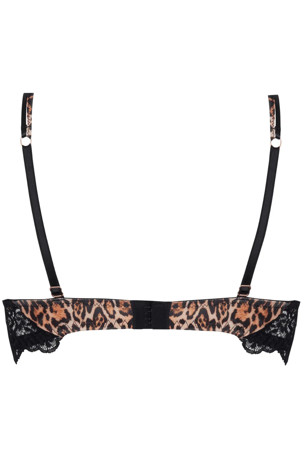 Fauve Amour Half Cup Plunge Bra