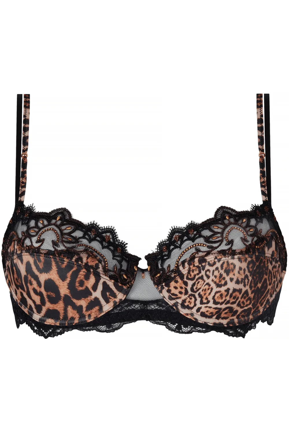 Fauve Amour Half Cup Plunge Bra