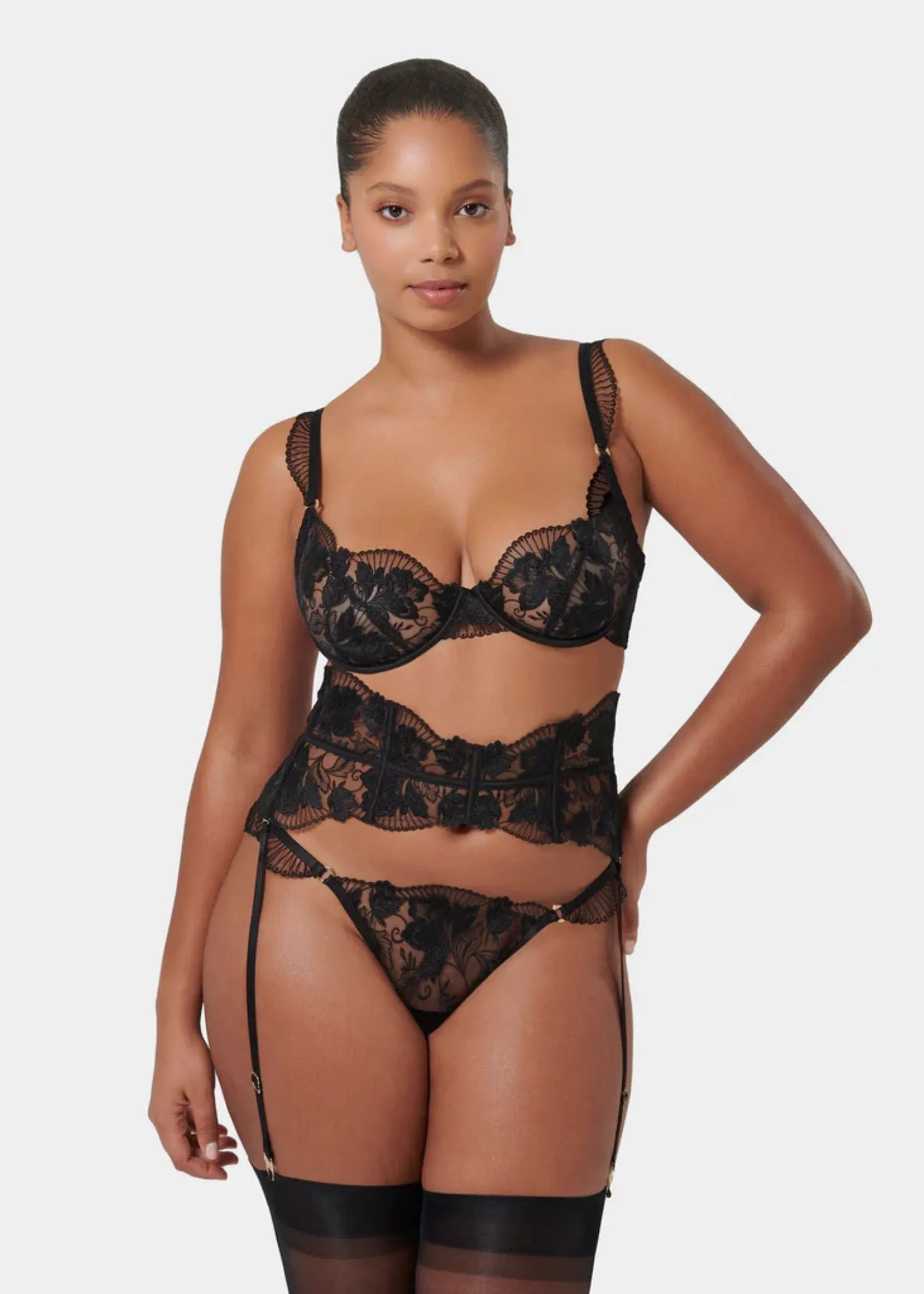 Gabriella Wired Bra (Black)