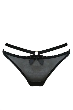 Harness Thong Black