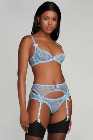 Hinda Suspender Blue, Size 2 (UK 8)