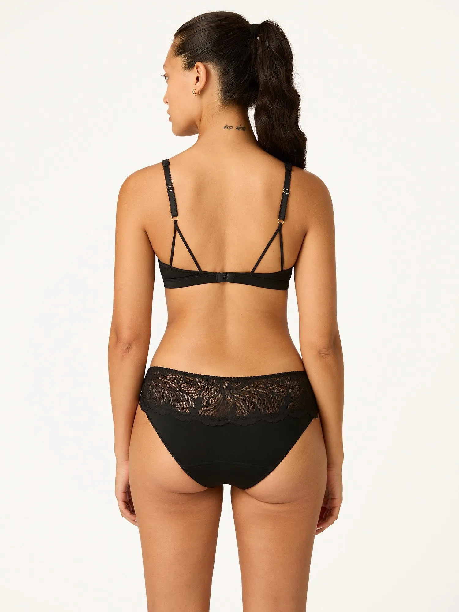 Ines Midi Brief Moderate Noir Black