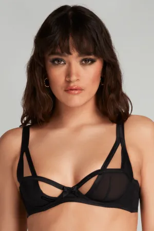 Joan Underwired Balconette Bra Black