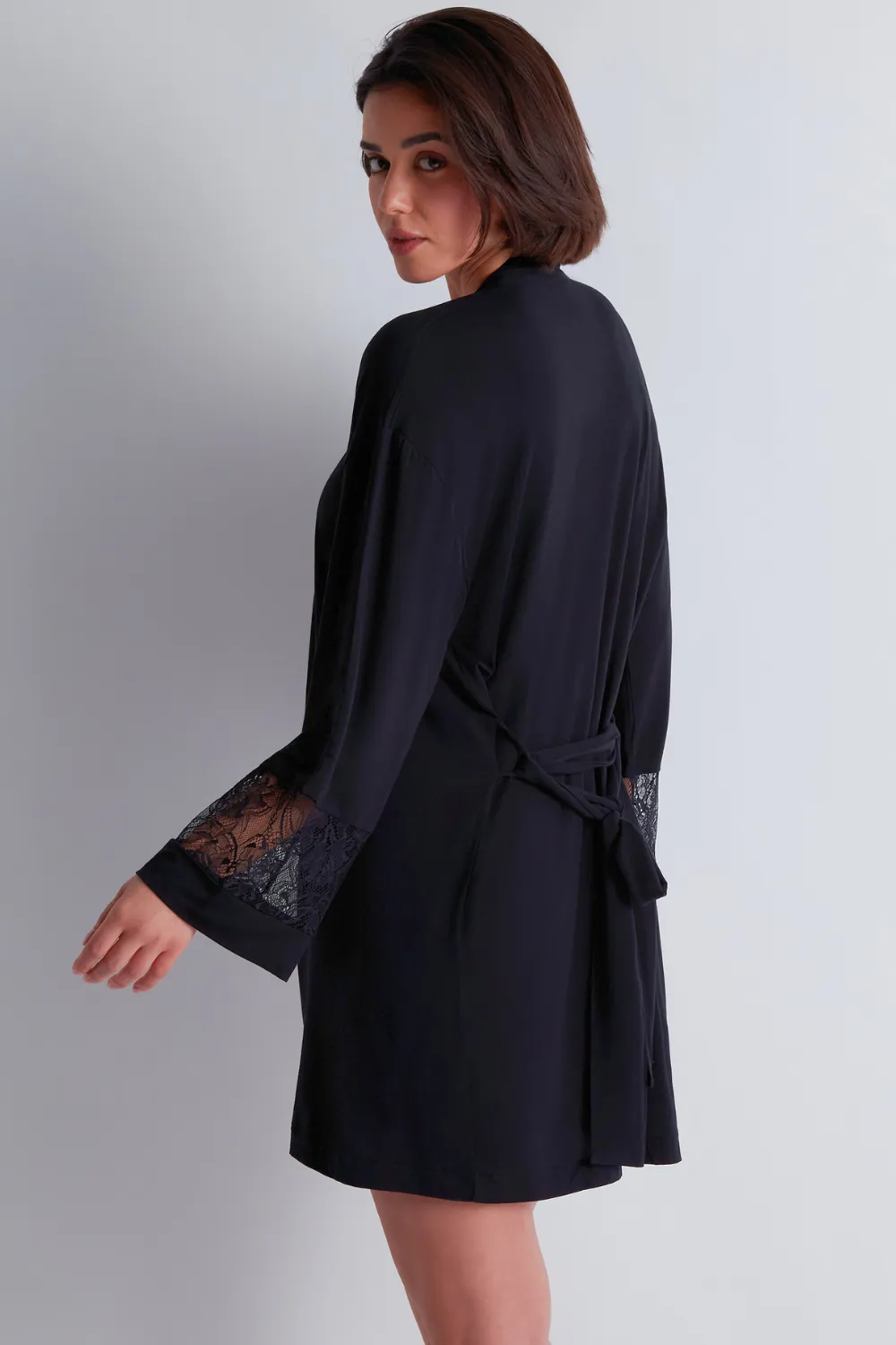 Lazy Days Kimono in Black