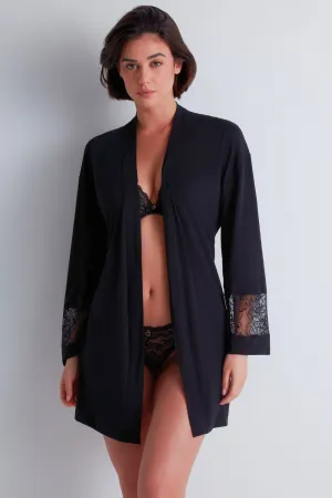 Lazy Days Kimono in Black