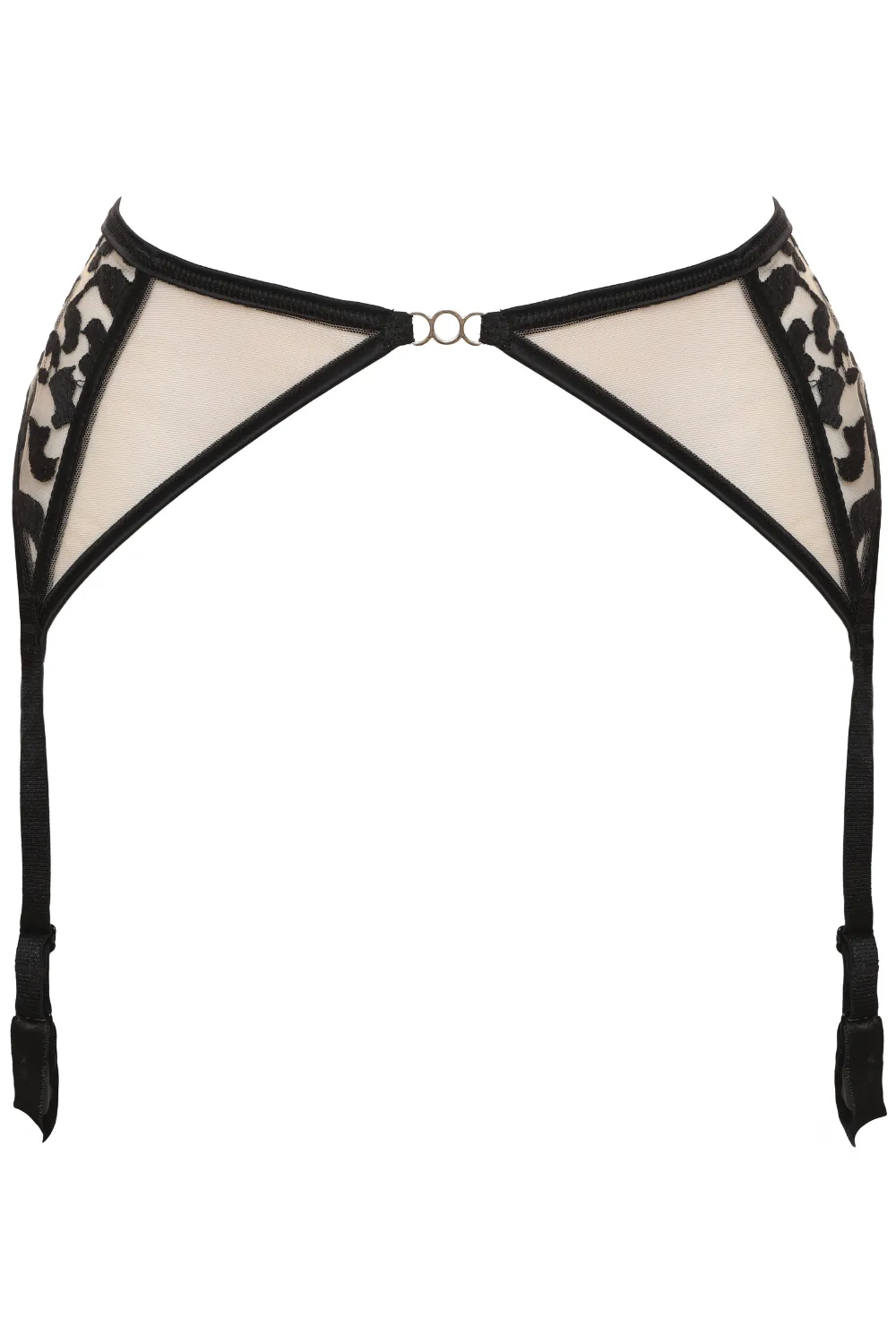 Les Nuits Folles Suspender Belt in Black