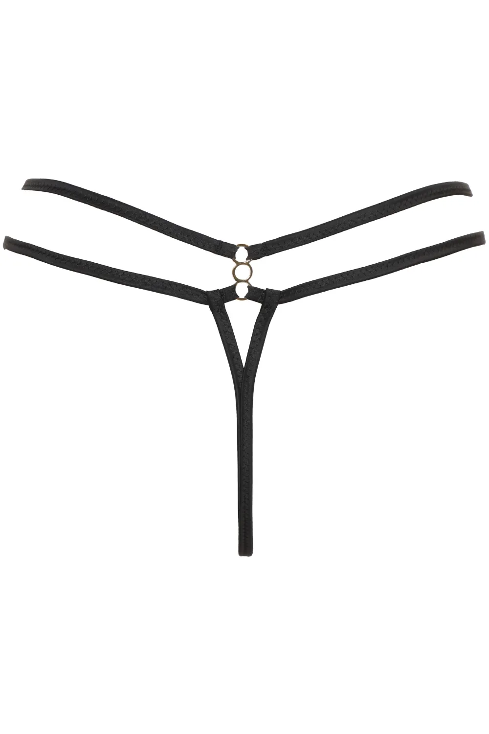 Les Nuits Folles Thong in Black