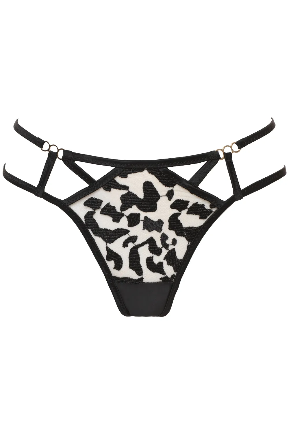 Les Nuits Folles Thong in Black