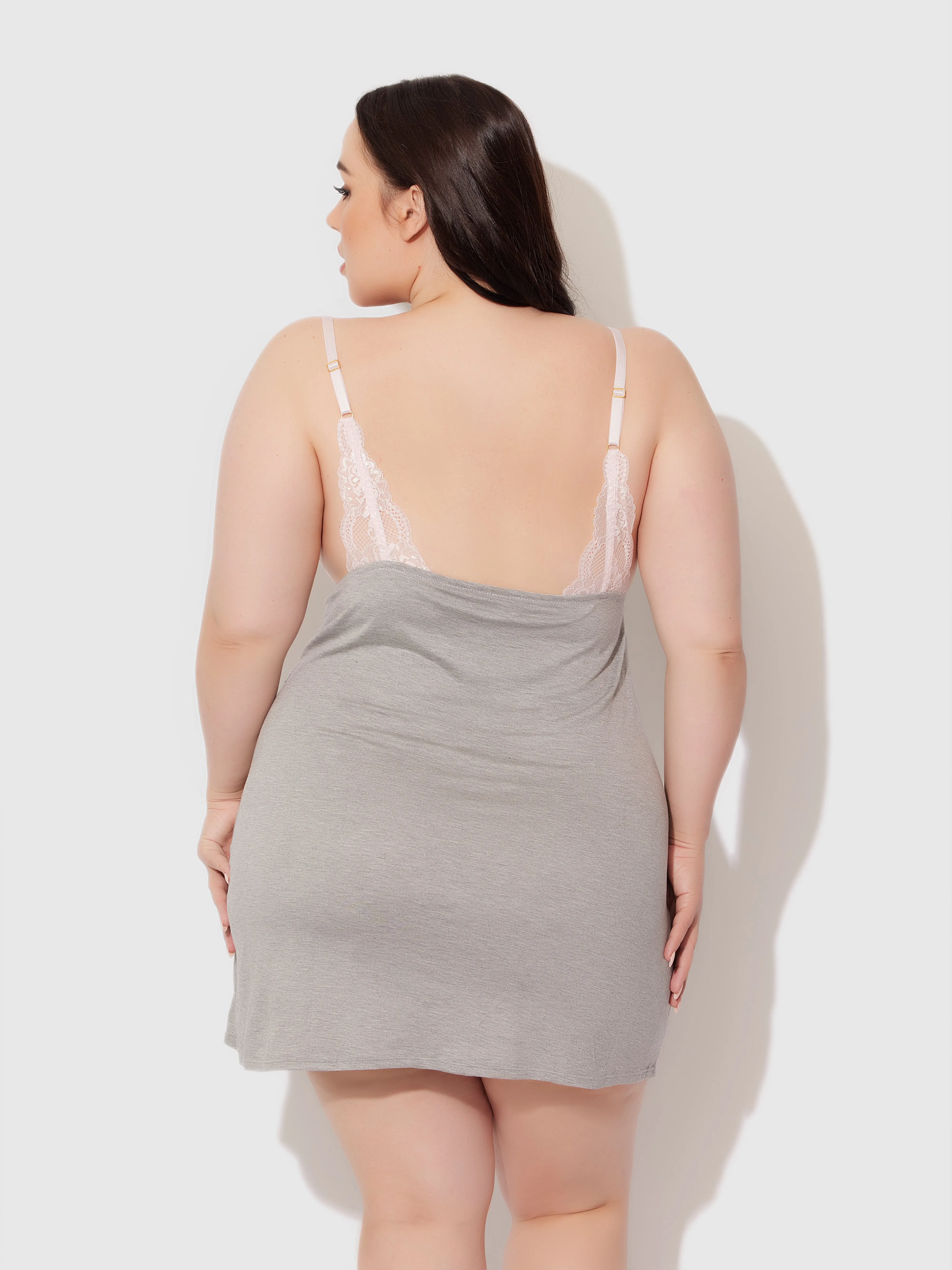 Lily Jersey & Lace Sleep Slip