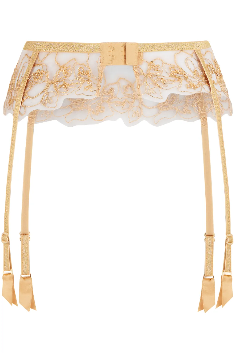 Lindie Suspender Belt Gold, Size 5 (UK 14)