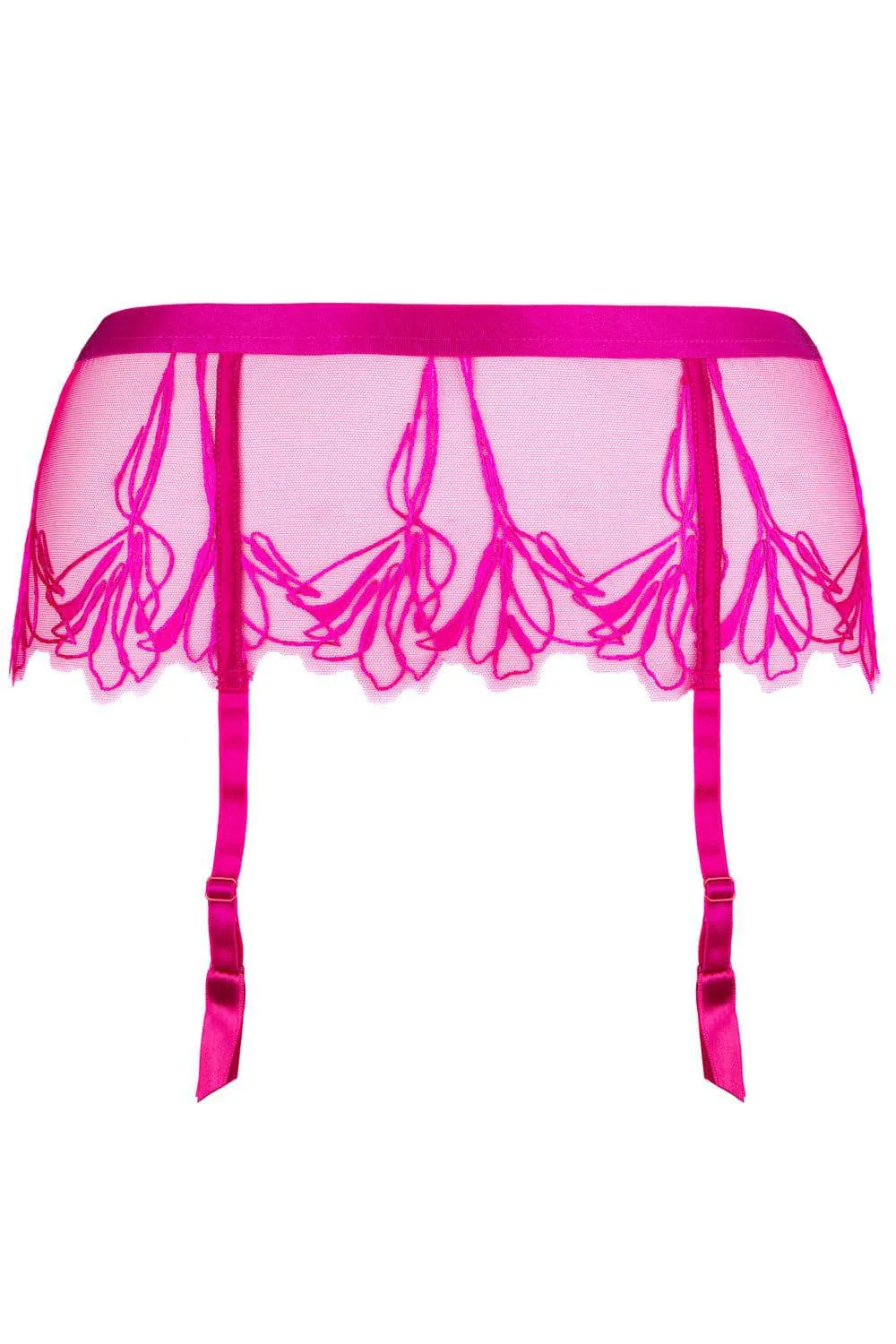 Love Supreme Suspender in Fuchsia