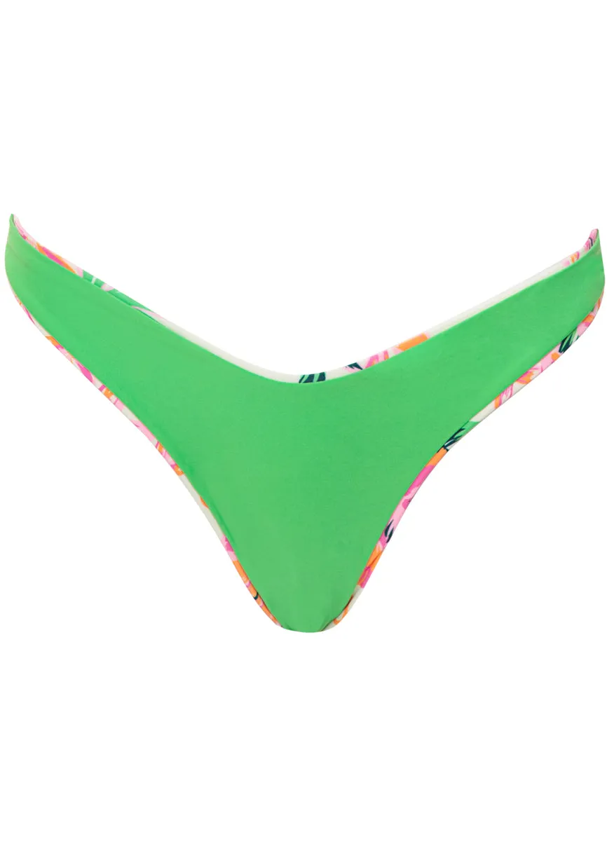 Maaji Bubbly Blossom Splendour Regular Rise Thin Side Bikini Bottom