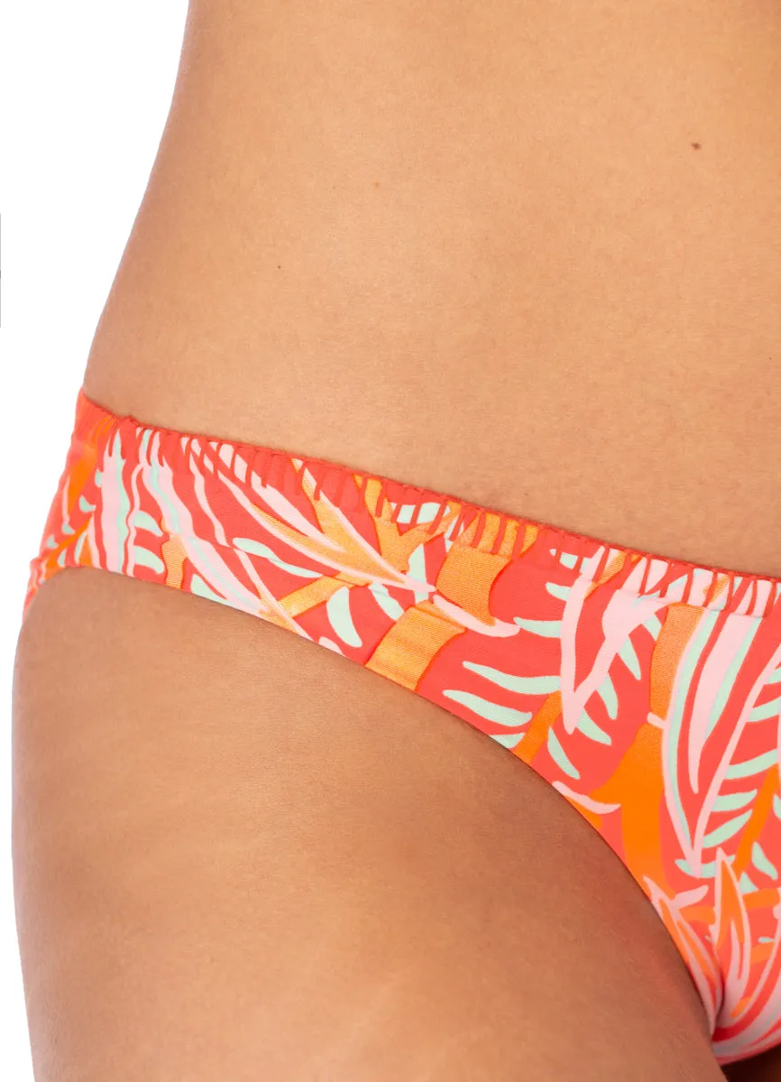 Maaji Coral Foliage Flirt Low Rise Thin Side Bikini Bottom