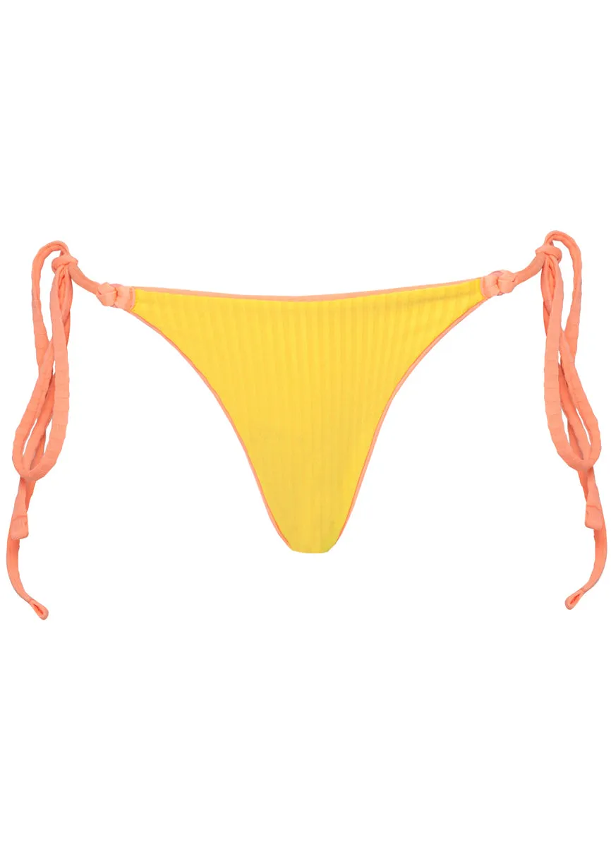 Maaji Watermelon Daiquiri Sunlight Regular Rise Tie Side Bikini Bottom