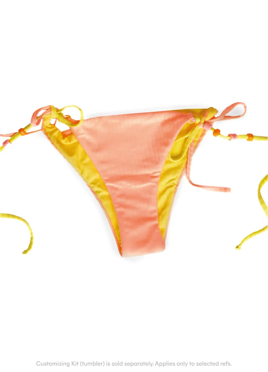 Maaji Watermelon Daiquiri Sunlight Regular Rise Tie Side Bikini Bottom