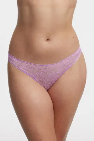 Paradise High Cut Bikini Panty in Sweet Plum