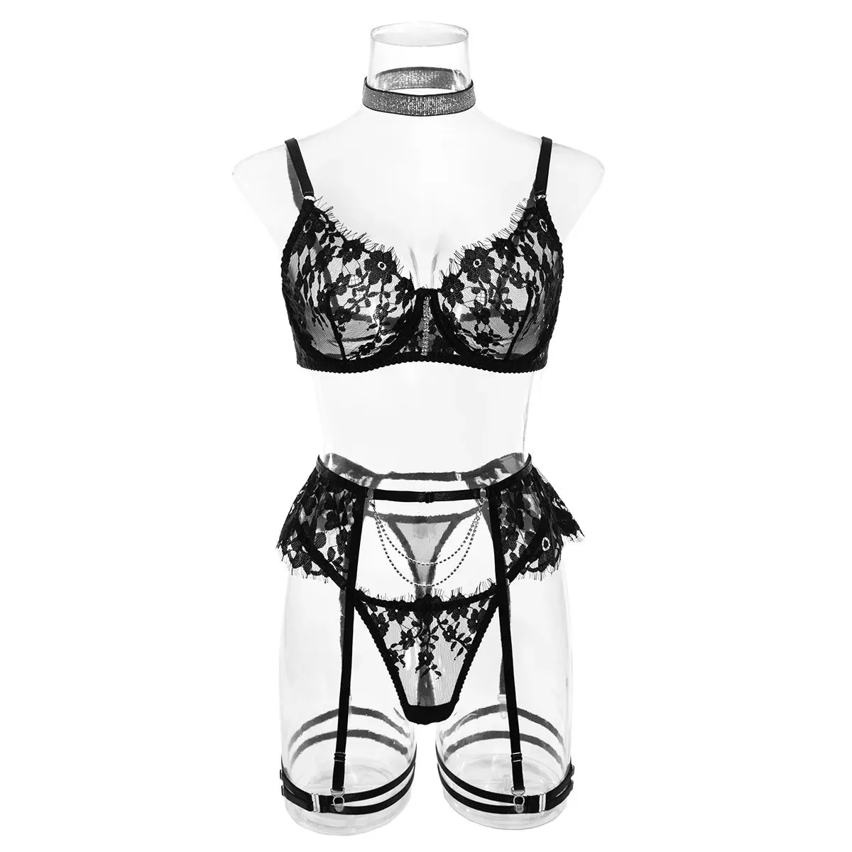 #PB Lace Lingerie Set