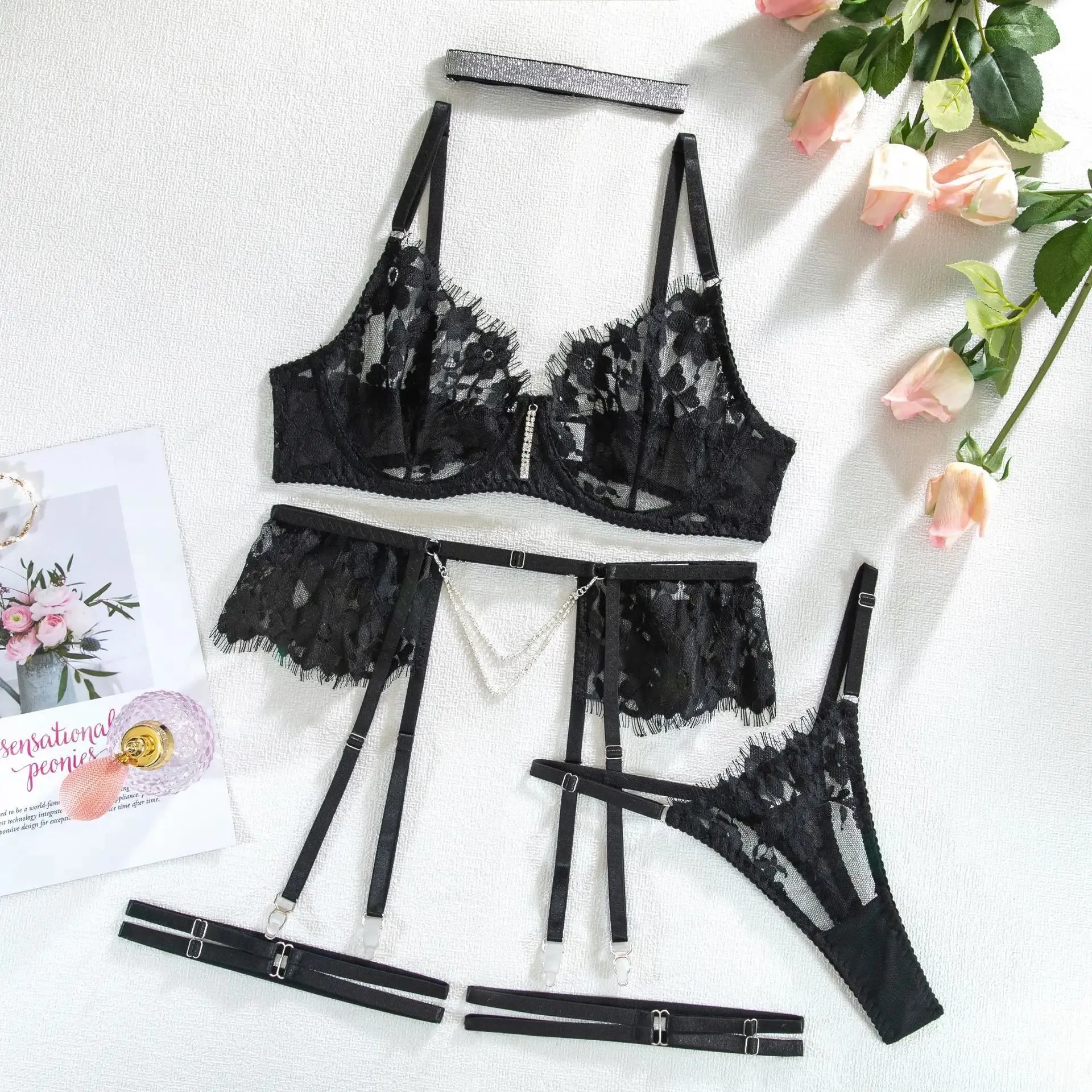 #PB Lace Lingerie Set