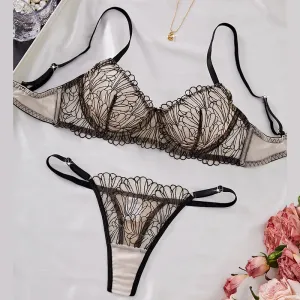 #PB Lingerie Translucent Lace Set