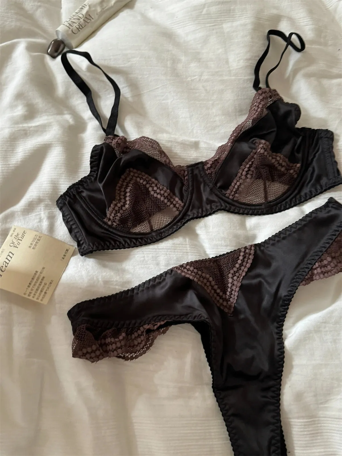 #PB Thin Lace Lingerie Set