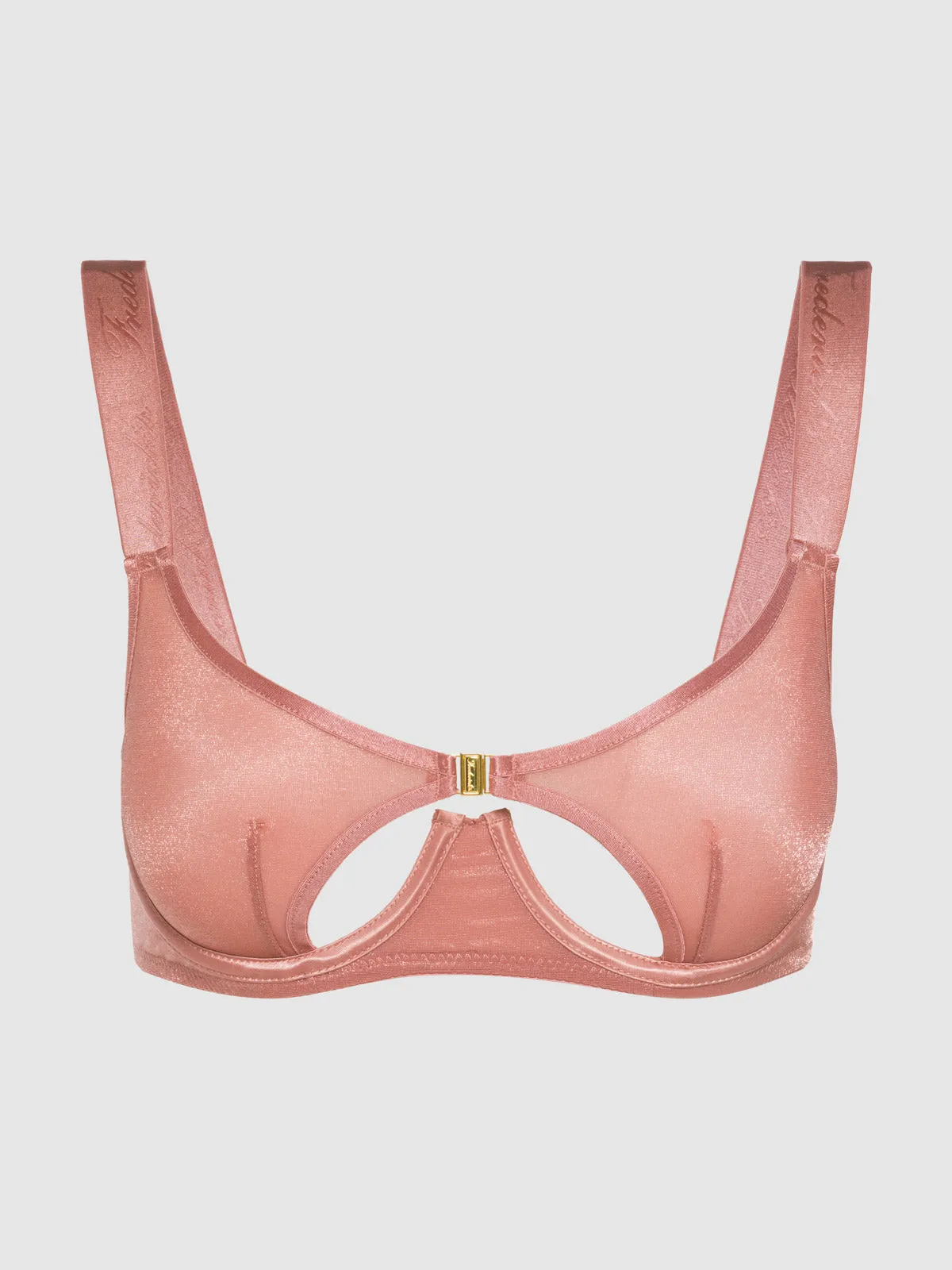 Pia Unlined Cutout Mesh Bra