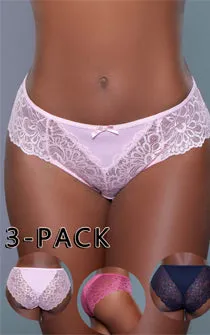 Pretty Swirl Lace Panty Trio