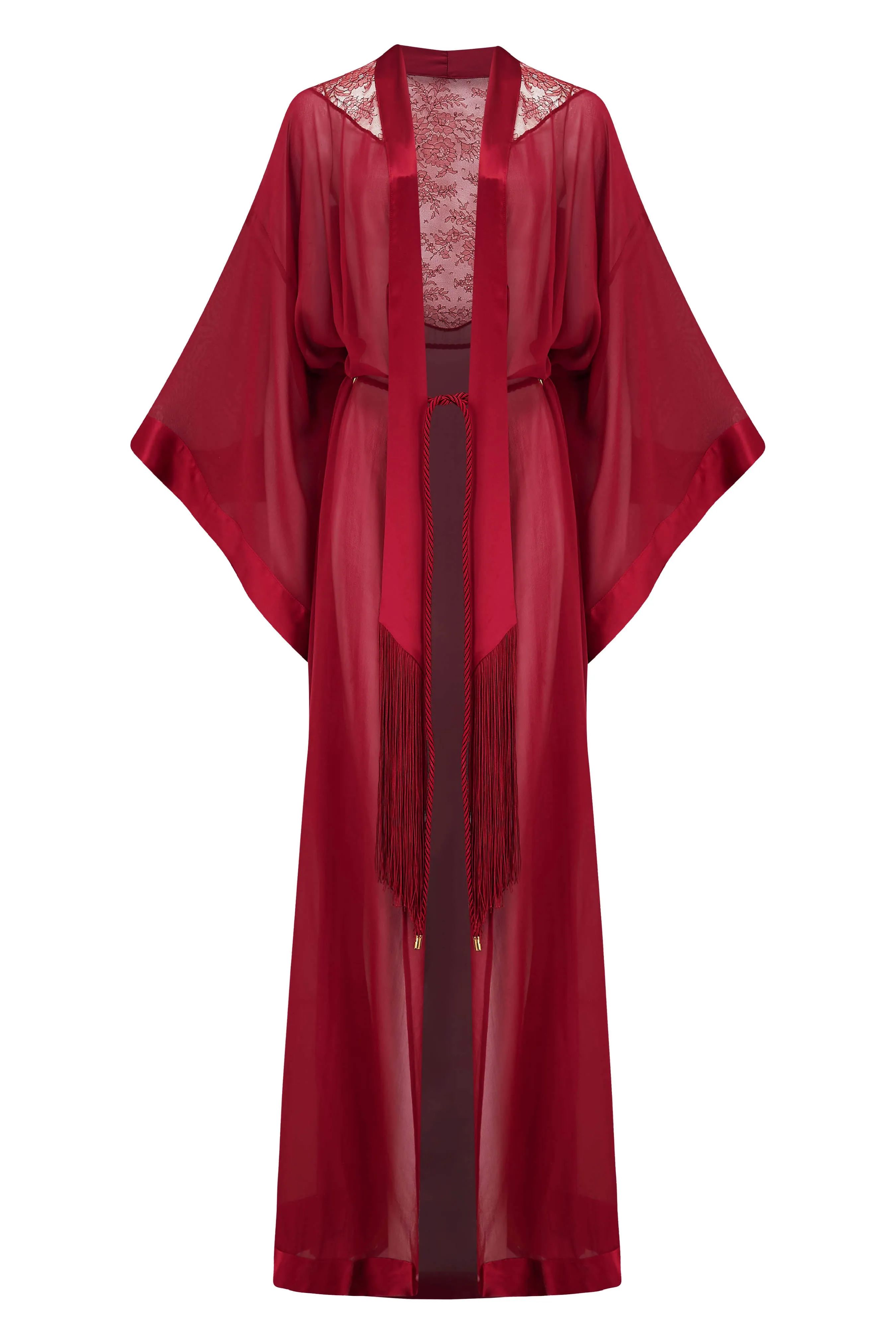 Rosalia Long Silk Robe