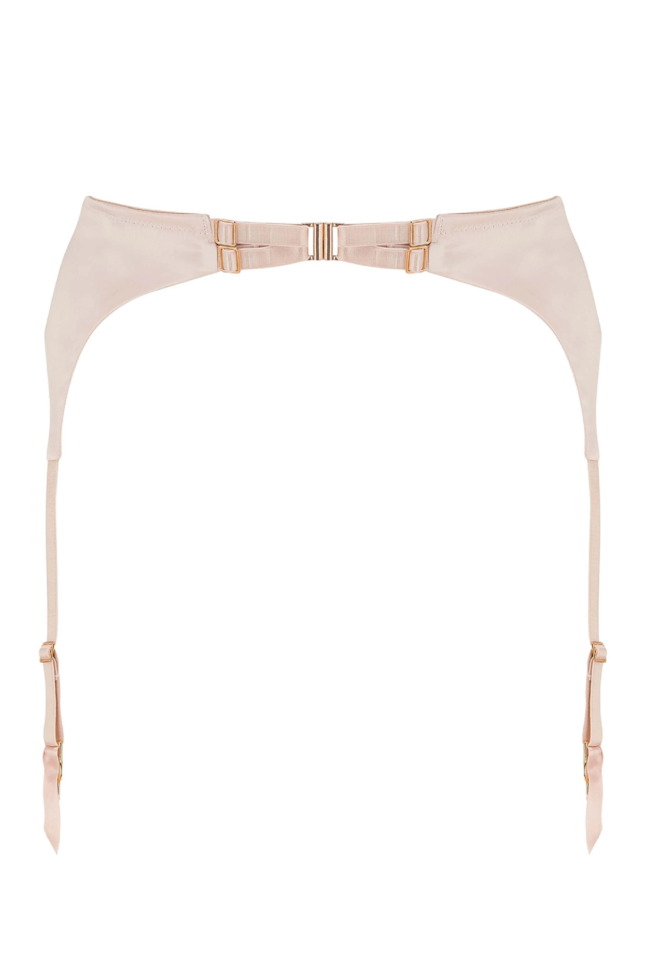 Rosalia Suspender in Oyster Blush