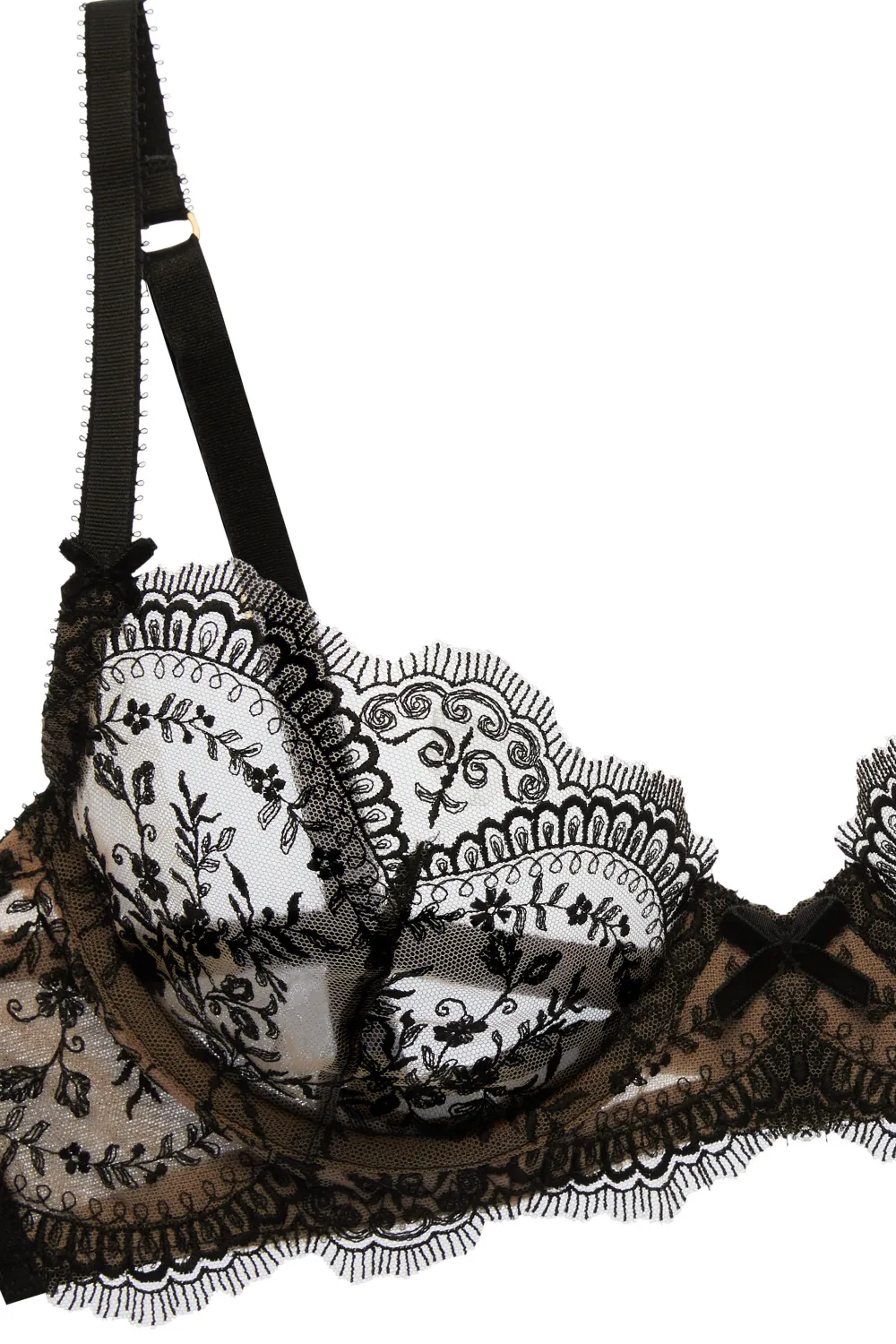 Severine Underwire Bra in Black