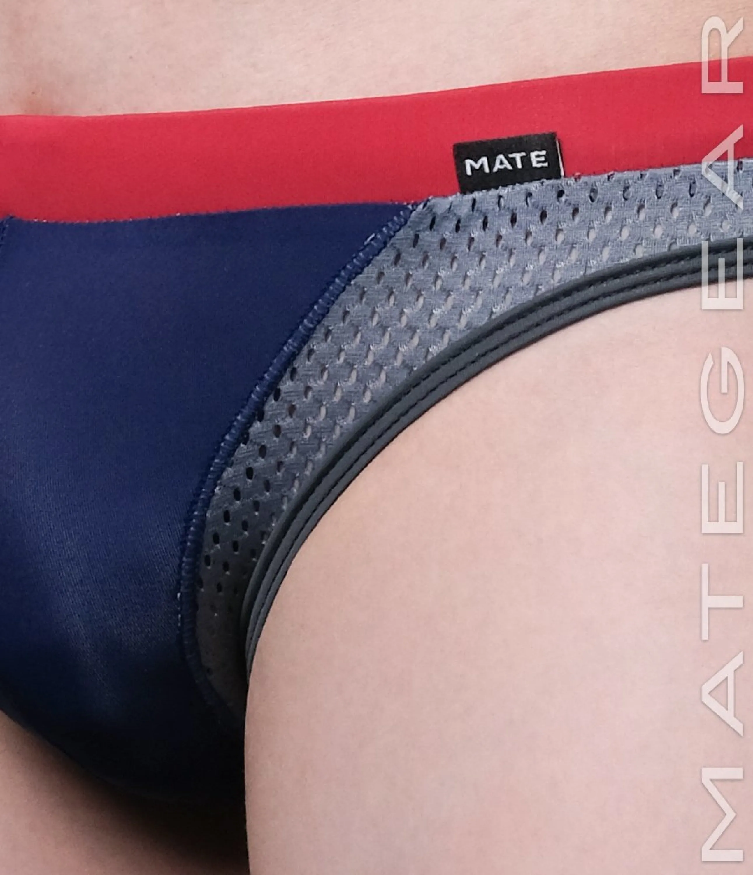 Sexy Mens Swimwear Ultra Swim Racer Bikini - Tak Jae (Low Rise Flat Front / With Drawstring)