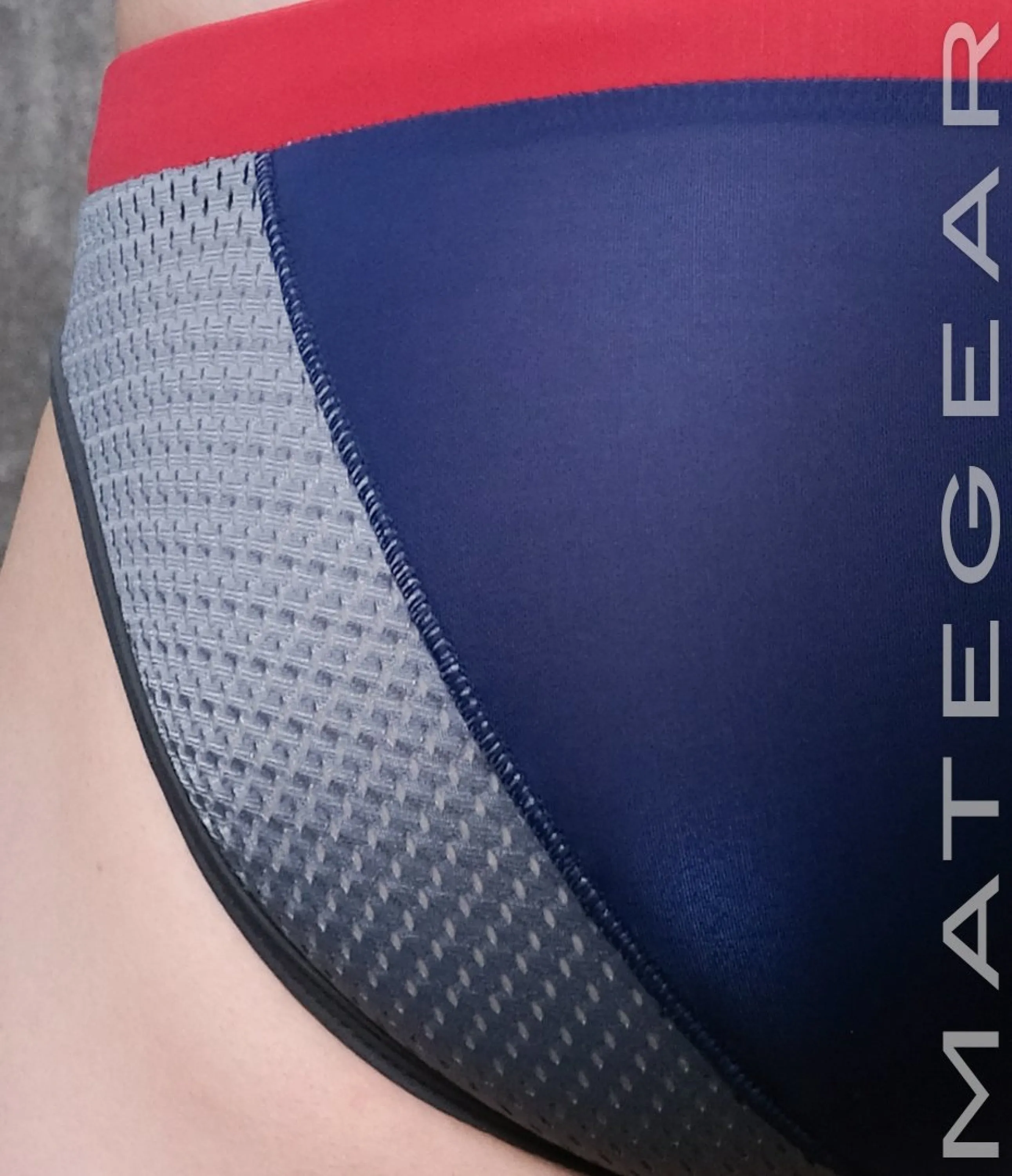Sexy Mens Swimwear Ultra Swim Racer Bikini - Tak Jae (Low Rise Flat Front / With Drawstring)