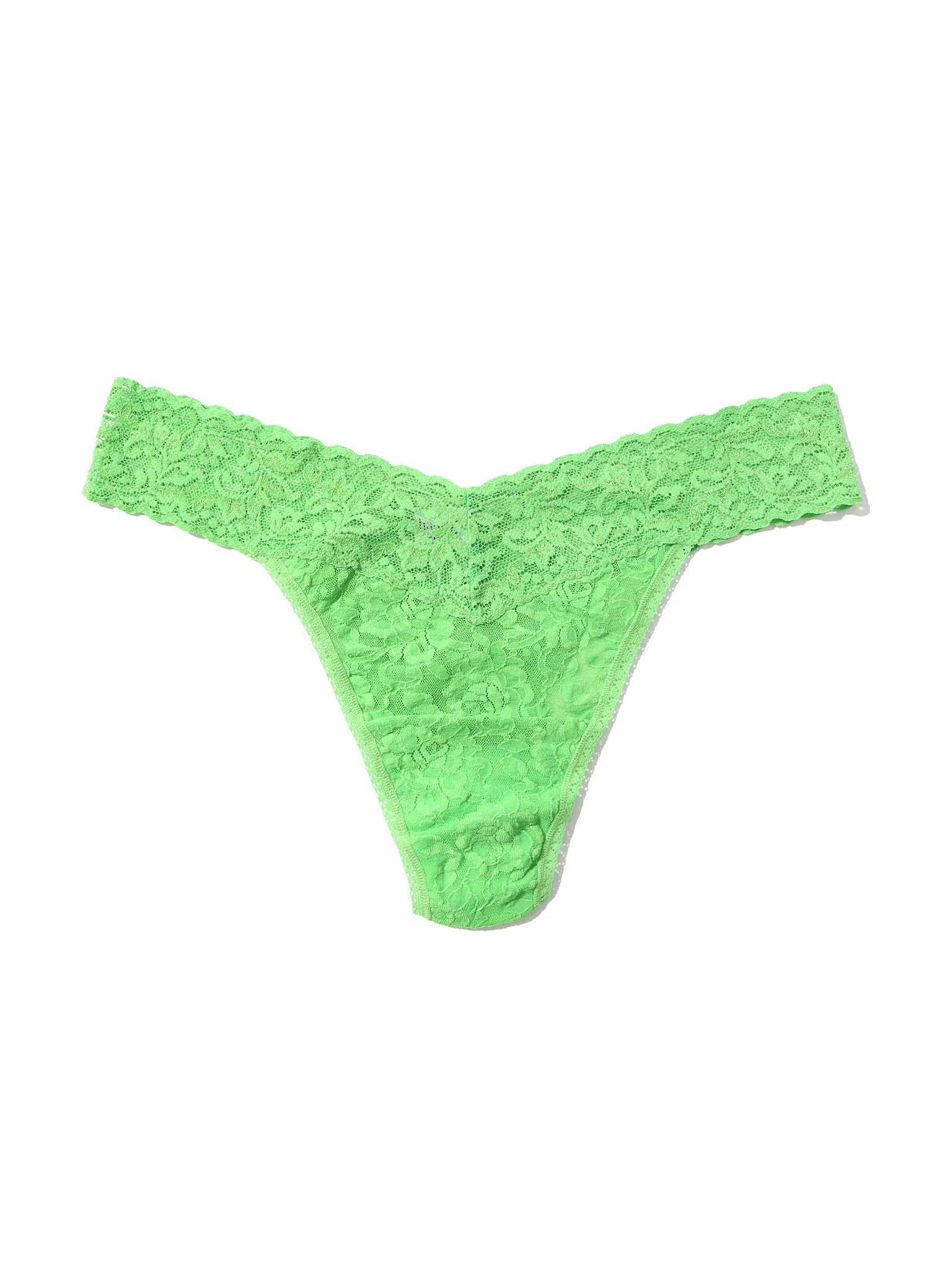 Signature Lace® Original Rise Thong Lucky Me Green