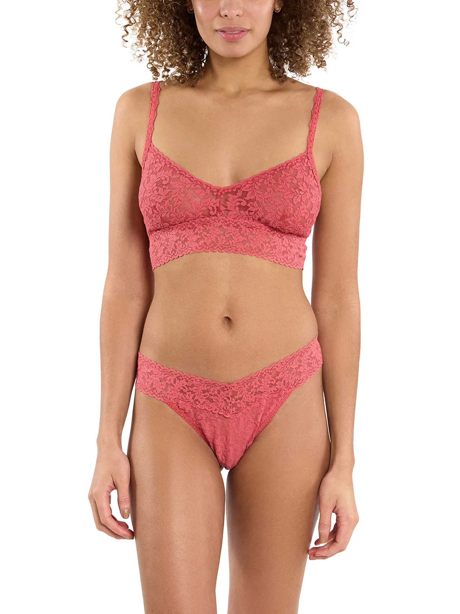 Signature Lace® Original Rise Thong Naples Red