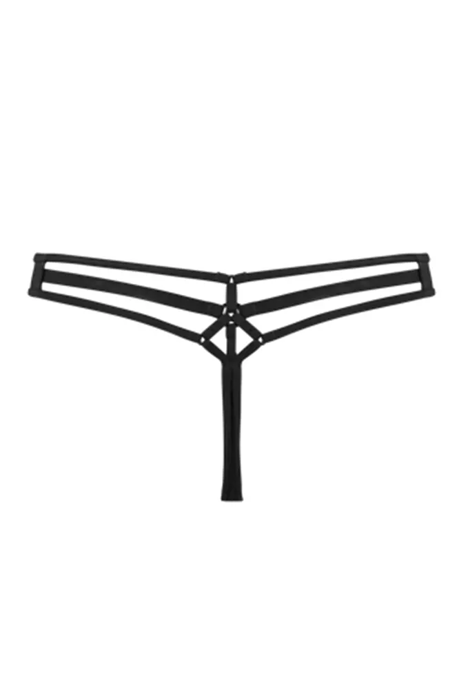 Space Odyssey Black Thong