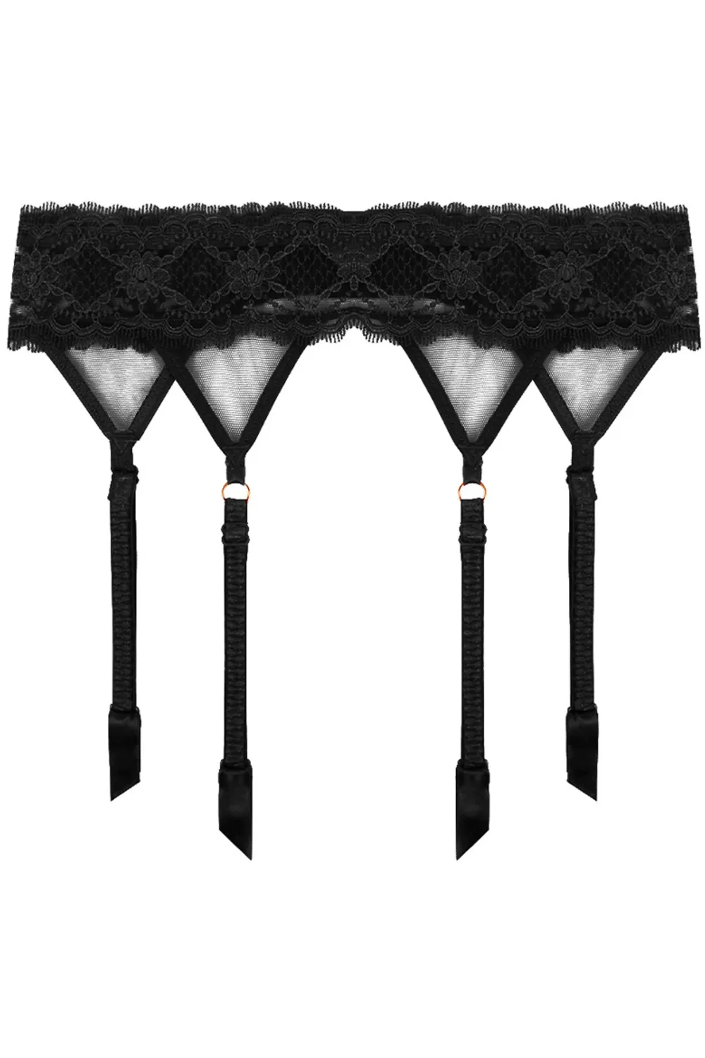 Sublime En Dentelle Suspender in Black