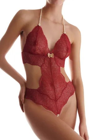 Sydney Daisy Single Pearl Body in Red
