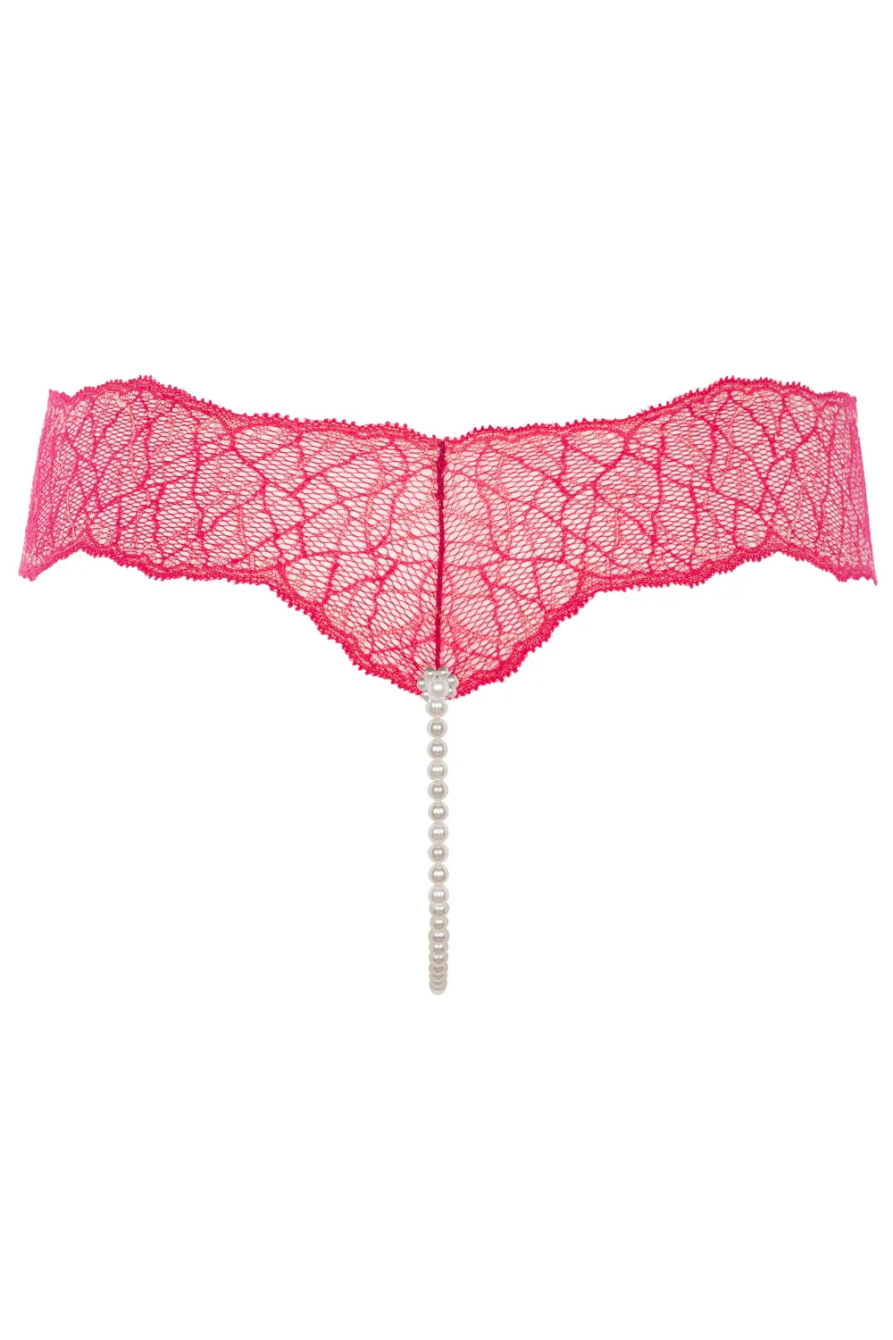 Sydney Daisy Single Pearl Thong in Red
