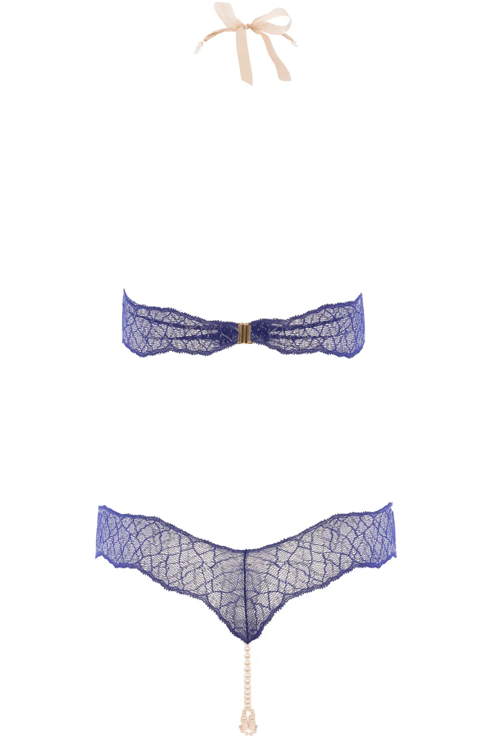 Sydney Double Pearl Body Blue, Size L