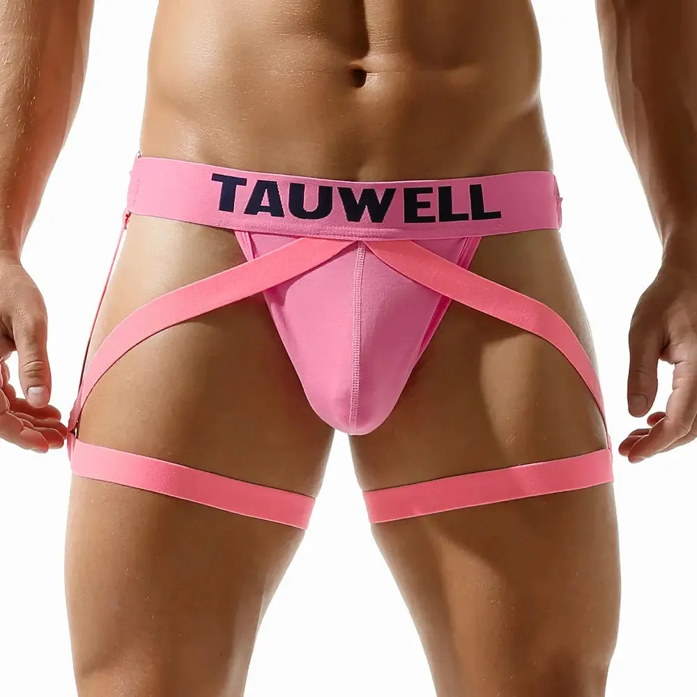Tauwell Sexy Jockstrap for Men - Sheer, High Elastic 24105