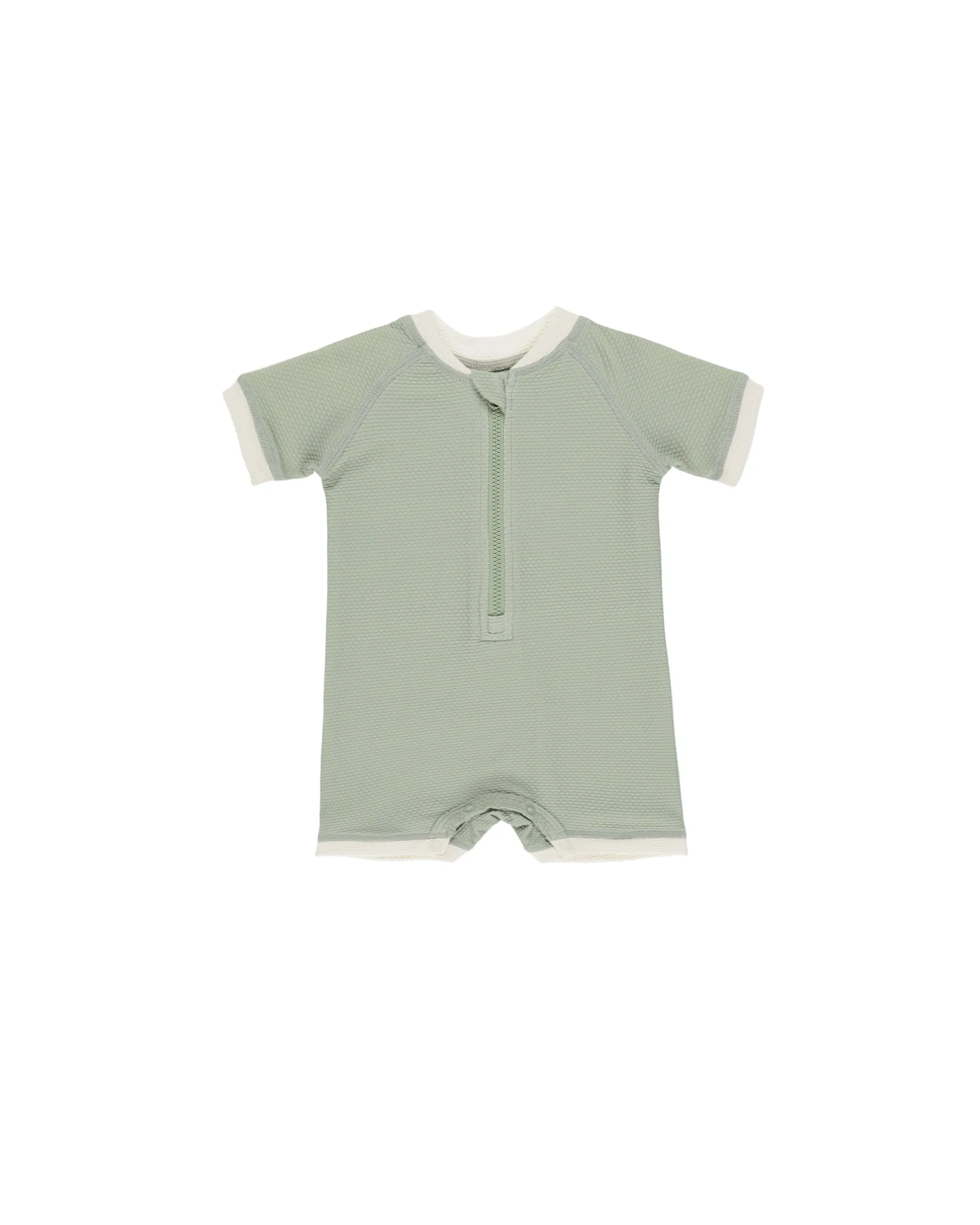 Zip Rashguard One-Piece - Sage